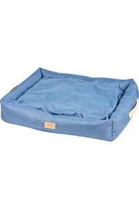 2022 Weatherbeeta Square Denim Dog Bed 10017080 - Blue Denim